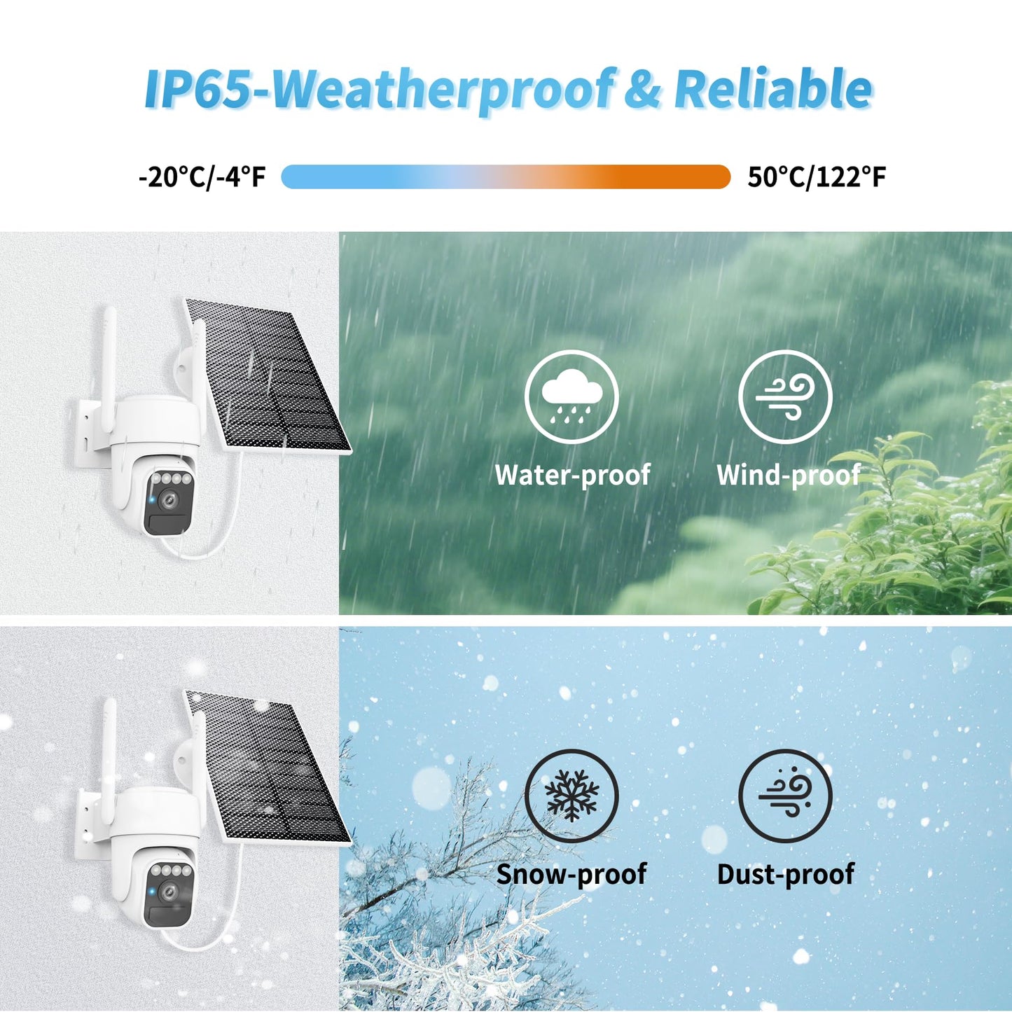 2025 🔥 Solar 360° Auto-Tracking Security Camera — Free Shipping