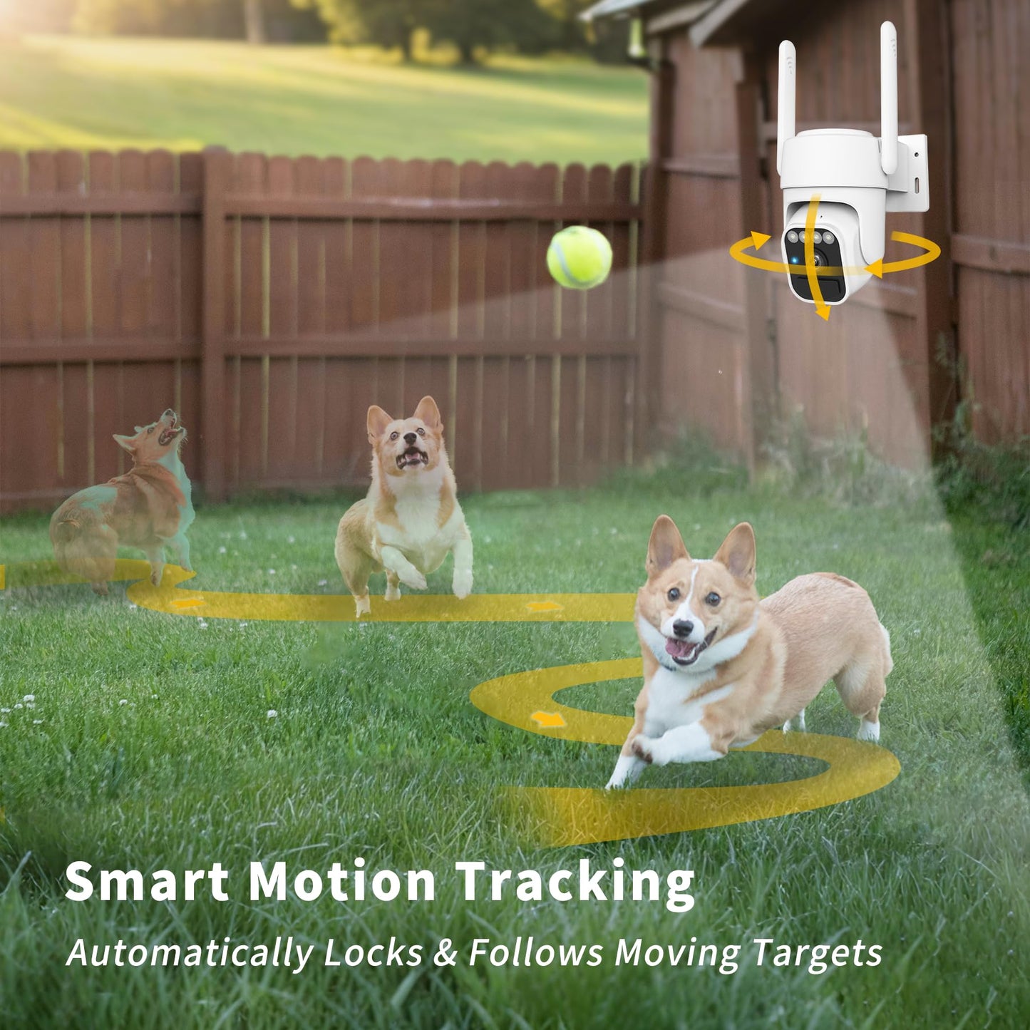 2025 🔥 Solar 360° Auto-Tracking Security Camera — Free Shipping