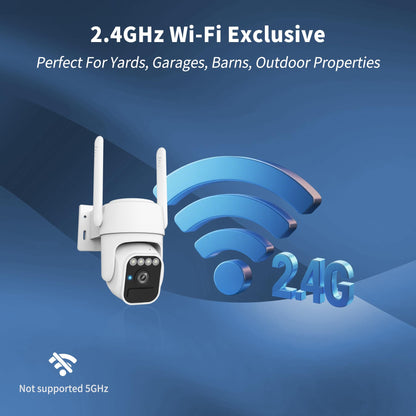 2025 🔥 Solar 360° Auto-Tracking Security Camera — Free Shipping